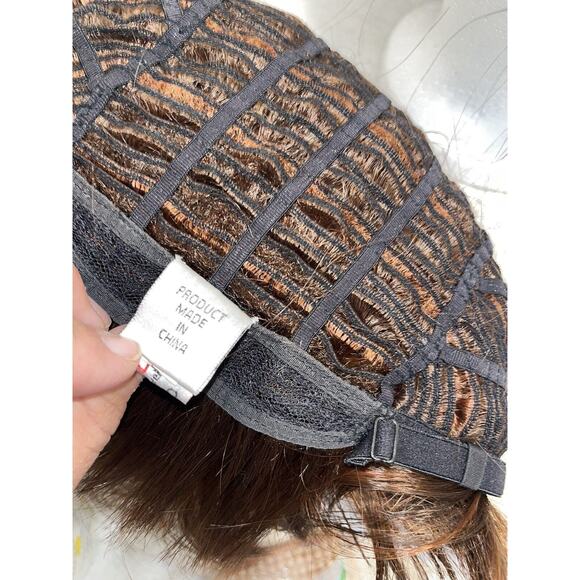 ARIA Wig by TRESSALLURE, Sheer Plum Basic Cool Comfort Cap Chic and Messy 3 - Picture 5 of 12